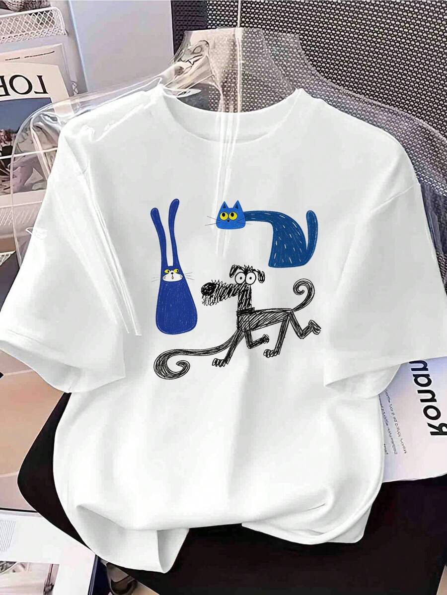 Women T-Shirts - White - View 1