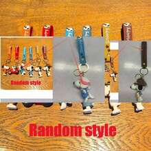 SNOOPY 1pc  Keychain Pendant, Cute Bag Charm Accessory, Perfect Small Gift For Fans, Family And Friends, Top Choice Gift For Girlfriend/Couple, Summer Vibe Daily Matching Accessory [Random Style] - Multicolor - View 9