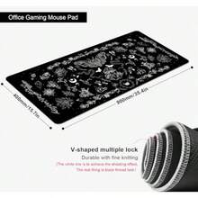 Mouse Mat - Black Occult Goth - View 2