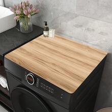 1 miếng đệm bảo vệ nắp trên máy giặt vân gỗ, thảm nắp máy giặt và máy sấy thấm hút, thảm sàn phòng giặt chống bám bẩn, nhiều màu gỗ để lựa chọn - Nhiều màu - Xem 11