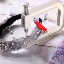Handmade Pearl Rivet DIY Rivet Setting Tool Machine Pearl Rivet Button Best Decoration - Multicolor - View 3
