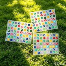 1/2 Sheets A-Z Letter, 1-10 Number Anti-Scratch PVC Keyboard Stickers - Glossy Keycaps, Asymmetrical Layout, Suitable For Laptop, PC, Computer, Daily DIY (No Residue Removal) - A - View 7