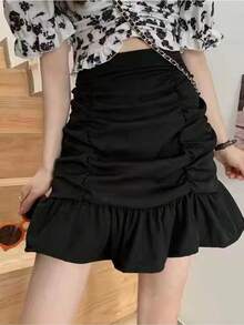 Women Skirts - Black - View 9