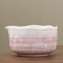 1pc 480ml Crystalline Glaze Kiln-Fired Matcha Bowl, Middle Eastern Style Matcha Bowl Set With Matcha Bowl (With Spout). It Is The Perfect Choice For The Matcha Tea Ceremony, And An Ideal Gift For Ramadan, Birthdays, Festivals, And Back-To-School Season. - Crystalline Glaze - View 9