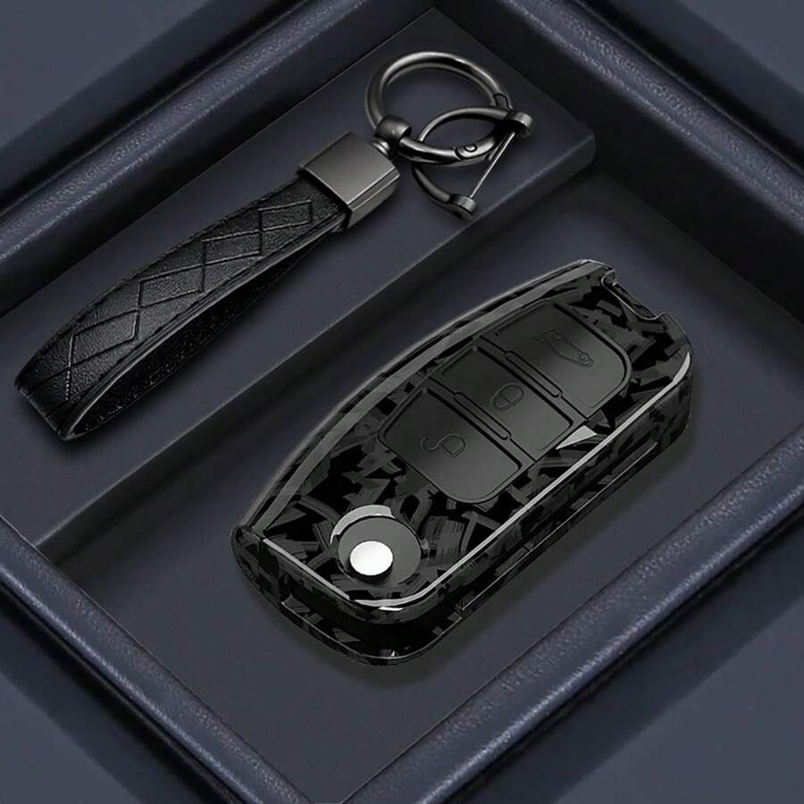 For Key Fob Cover, Premium Hard ABS Key Case Cover Compatible With For /Focus/Galaxy/Fusion/Mondeo/Kuga Car Key, 3 Button - Type a - View 1