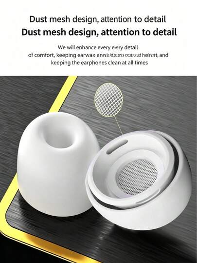 Apple Ear Tips, 3 Sizes, 3 Pairs, Compatible With Airpods Pro
