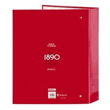 | Sevilla FC Folio Folder 4 Round Rings 40 Mm, Wide Spine 60 Mm, Hard Covered, Durable School Binder For Back To School, Official License - 4 Rings - View 3