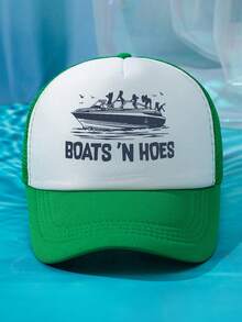 1pc Unisex Printed Truck Driver Hat Baseball Cap Sun Hat Dad Hat, Suitable For Daily Use, Outdoor Travel, Hiking,Summer,Beach,Holiday - A - View 27
