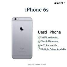 Gebrauchtes Apple iPhone 6s, 64GB Speicher, guter Zustand, erhältlich in Weltraumgrau, Silber, Gold, Roségold. Geeignet für Outdoor-Aktivitäten, Notfallkommunikation, gelegentliche Fotografie und als Ersatzhandy - Dunkelgrau - Übersicht 1