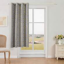 1 pieza/2 piezas Cortinas opacas/Cortinas con estampado de mármol en lámina/Diseño con ojales en la parte superior/Múltiples colores y tamaños disponibles/Cortinas 100% opacas/Protección de privacidad/Bloqueo de luz solar y oscurecimiento de la habitación/Cortinas para sala de estar, dormitorio, estudio/Cortinas para días festivos/Cortinas gris oscuro - Gris Oscuro - Ver 21