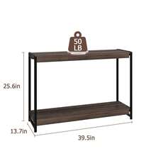 Sofa & Console Tables - Dark Walnut - View 2