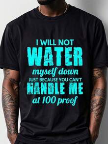 Plover Men's Pure Cotton Short Sleeve T-Shirt - Fashionable And  Text Print, Everyday Wear - 100% Pure Cotton, Oversized, Breathable And Comfortable Year-Round, Machine Washable For Everyday And Casual Wear, Sports And Outdoor T-Shirt, Big And Tall Men's T-Shirt, Relaxed Fit, Oversized Fit, Lightweight T-Shirt, Durable Construction, Printed T-Shirt, Big And Tall Men, PLUS SIZE - 黑色 - 查看 11