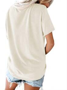 Women T-Shirts - [White] - View 8