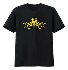 The Flying Spaghetti Monster Men's T-Shirt, Size Fsm - Black - View 6
