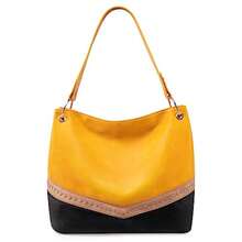 Hobo Bag For Ladies Shoulder Handbags With Back Pocket Purses, With Zipper, Purses, With Zipper - C-yellow - View 1