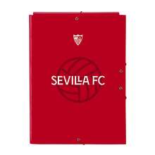 | Sevilla FC Folio Folder With 3 Inner Flaps, Hard Covered, Closure With Elastic Bands, Youth School Folder For Documents And Back To School, Official License - 3 Flaps (2) - View 2