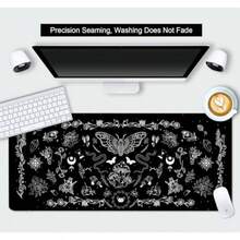 Mouse Mat - Black Occult Goth - View 3