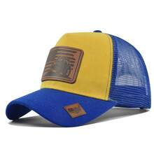 Polo de golf , Gorra de golf, Gorra de golf, Gorra de golf, Para hombre, Para mujer, Gorra con visera, Sombrero de sol para mujer, Gorra de béisbol de malla con pico de pato y etiqueta de cuero LA Tractor, Gorra con visera bordada, Gorra de malla para verano con protección solar 2026 - CM678-35 Café y Verde - Ver 33