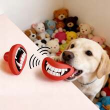 耐咬防咬狗咬玩具，附發聲器與哨音 - 適合強咬犬、出牙幼犬，無需電池 - 耐用尖叫咬骨，適合活潑犬隻，咬壓時發聲，狗狗愛用 - 彩色 - 查看 5