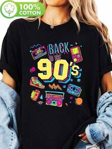 Women T-Shirts - Black - View 6