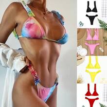 Nuevo bikini sexy con volantes para mujer, traje de baño SP056 en - color - Ver 2
