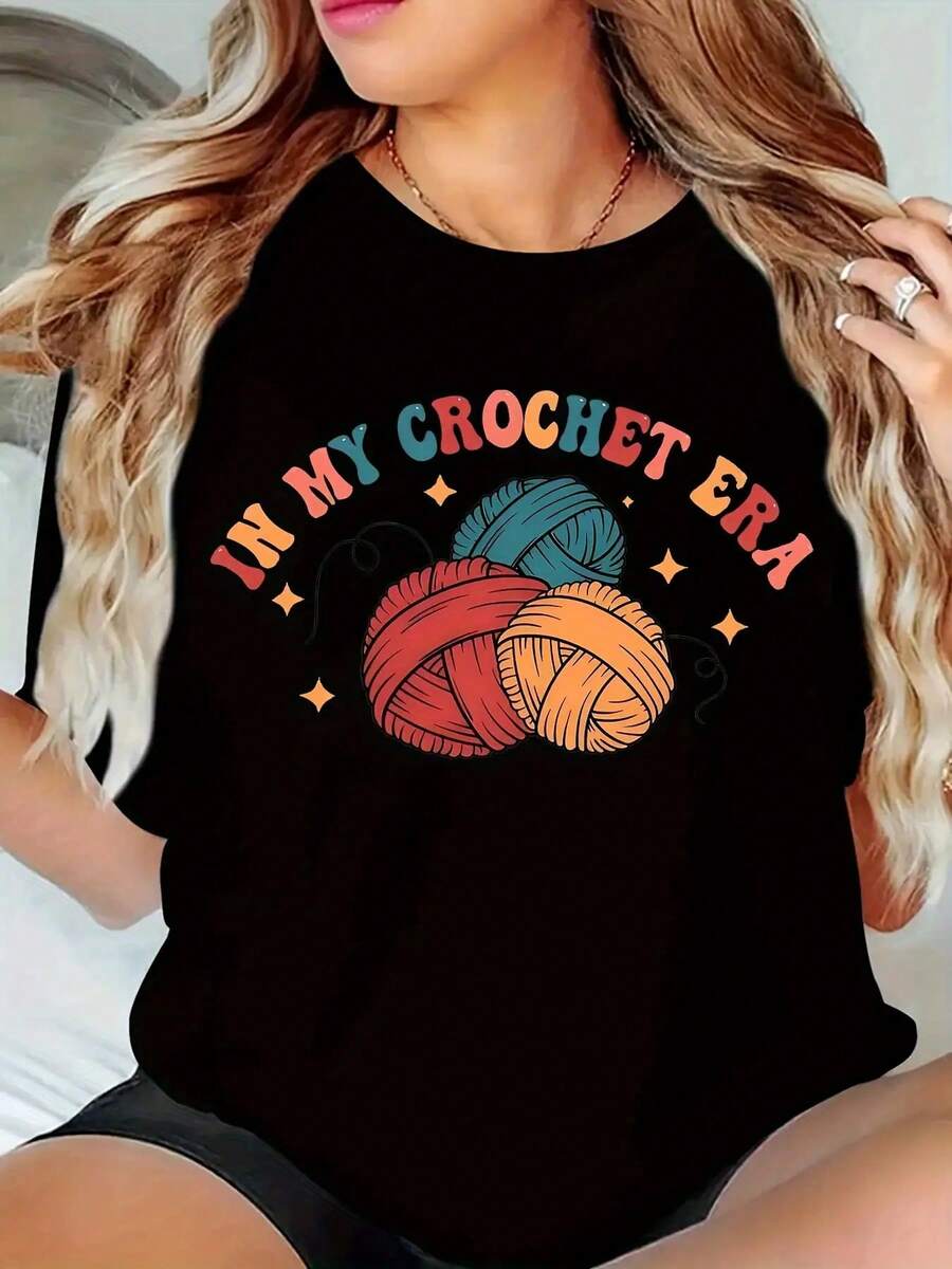 Camiseta de mujer para primavera y verano - Negro - Ver 1