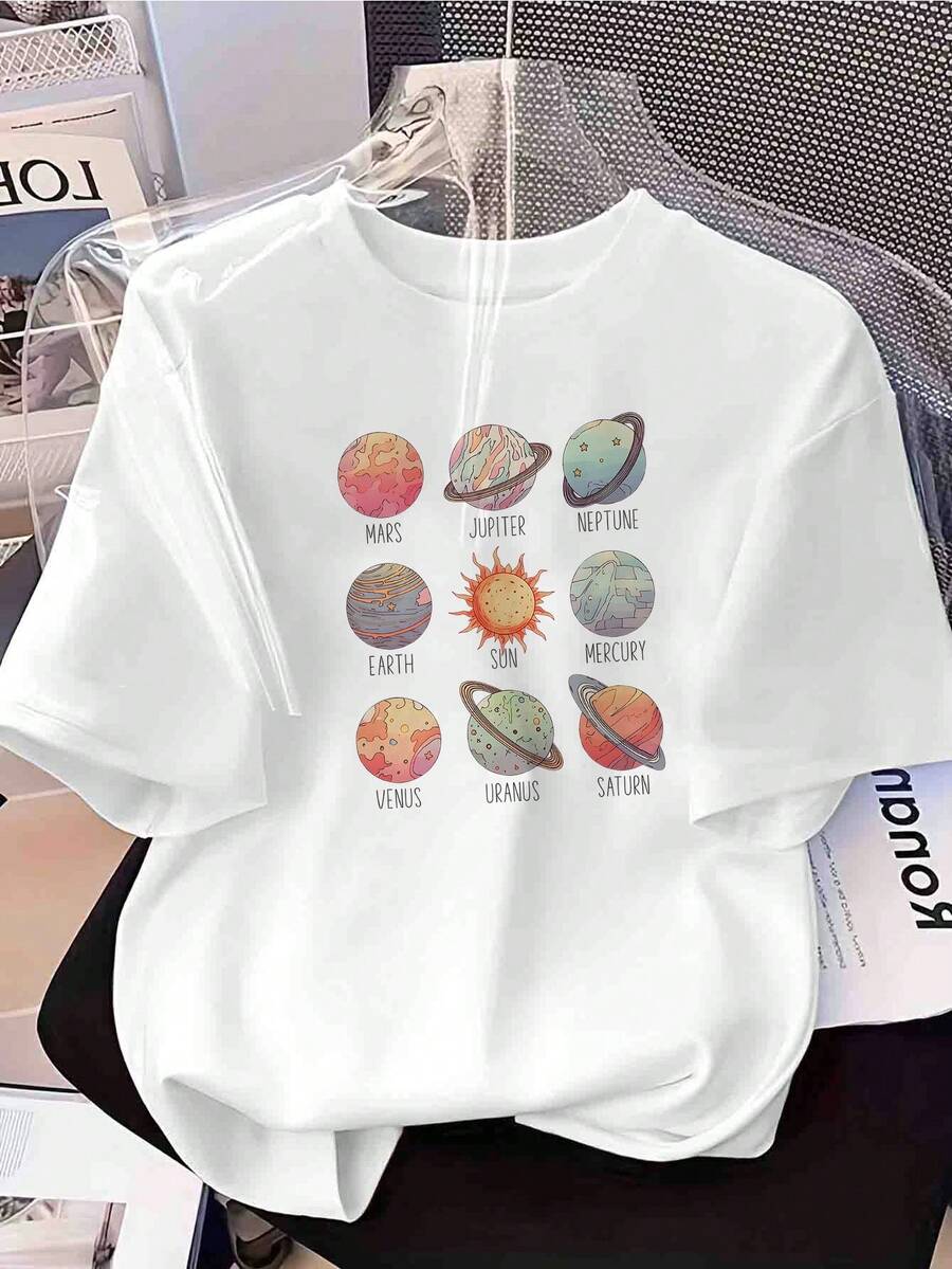 Women T-Shirts - White - View 1