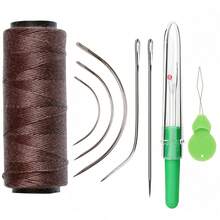 8pcs Knitting Needle And Thread Tool Set, Includes 5 Needles, 1 Roll Of Thread, 1 Threader And 1 Seam Ripper - View 10
