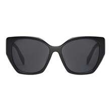 PRADA Sungl Asses With A Unique And Avant-Garde Design, Featuring An Irregularly Shaped Side Logo. Unisex Style, Available In Black And White. - OPR-19ZSF - View 2
