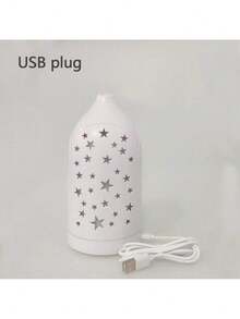 Send 3 oils,Star Hollow Design Oil Diffuser 7 Changing LED Lights, Ultra Quiet & Auto Shutdown for Safety - Mist - Ver 9