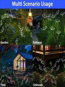 2pcs Solar Fairy Lights, LED Fireworks Lights, Outdoor Garden Decorative Lights, Solar Powered, Suitable For Garden, Lawn, Garage, Walkway, Home Decor, Holiday Decor, Birthday Decor, Yard Decor And Outdoor Path Lighting - Solar-powered Starburst Lamp - View 10