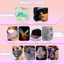 40000Pcs 40 Colors Jelly Rhinestones For Bedazzling, 5mm Resin Flatback Gems For Diamond Art, With 3Pcs 10ml B7000 Jewelry Glue For Crafting - Multicolor - View 6
