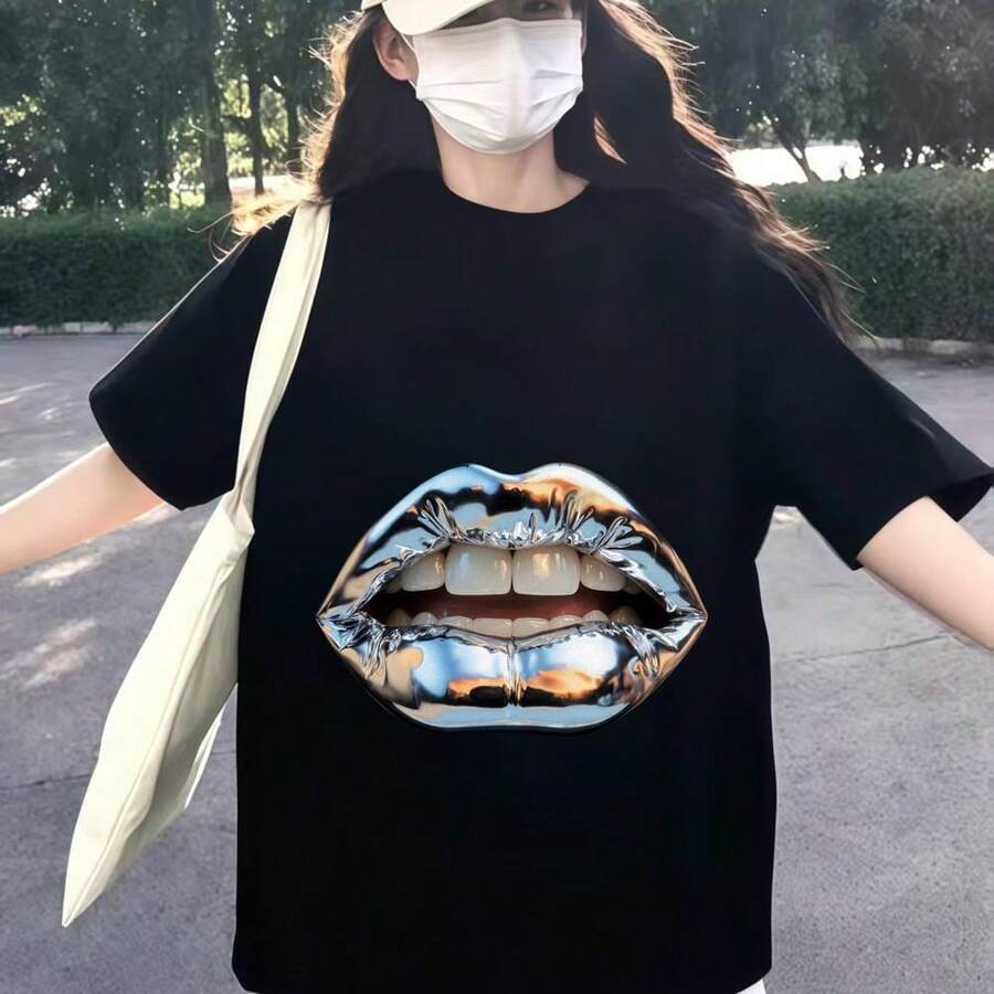 Women T-Shirts - Black - View 1