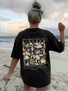 Women T-Shirts - Black - View 6