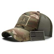Polo de golf , Gorra de golf, Gorra de golf, Gorra de golf, Para hombre, Para mujer, Gorra con visera, Sombrero de sol para mujer. Gorra de béisbol con parche de camuflaje de gran  para hombre, gorra de béisbol protectora contra el sol para primavera y verano, gorra de pico de pato transpirable de media malla de camuflaje 2026. - cuadrícula digital azul - Ver 4