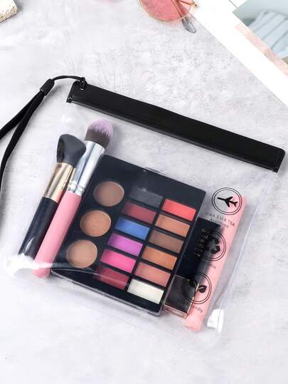 5pcs/4pcs/1pc Multifunctional Toiletry Storage Bag, Portable Transparent Makeup Storage Bags, Travel Essential Cosmetic Organizer, Waterproof Sealed Storage Bag,Cute Aesthetic Mini Bag,Suitable For Cosmetics, Cables, Pens, Passport, Jewelry, Ideal For Vacation & Travel Organizer, Holiday Gift For Women, Family, Friends And Mother