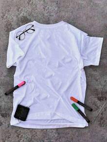 T-shirt unisexe, motif amusant de chat triste qui pleure, T-shirt à manches courtes, T-shirt décontracté pour femmes, sport, streetwear, été, 100% coton, hauts d'été, T-shirt, été, tenue d'été pour femmes, T-shirt à motif pour hommes et femmes, Y2k, T-shirts pour hommes, tenue de fête, coton, , baddie, Allemagne, triko, bad bunny, camiseta, , coton - Blanc 2 - Voir 2
