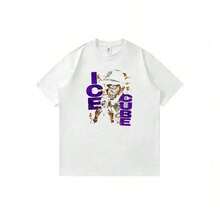 Ices-Cubes-Vintage-90s-Hip Hop T-Shirt Vintage 90s Rap Music Print T-Shirt For Men Women Ss Casual Loose Fit Tee-Create A Fashionable Summer Look - White - View 8