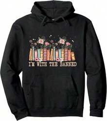 Book Nerd Compatible, Fun Gift For Readers, Book Lovers, Men And Women, Hoodie. - Black 7 - View 7