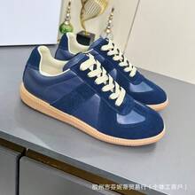 Zapatos casuales unisex, talla 36-45, zapatos casuales de mujer y zapatos deportivos de hombre, zapatos planos de suela blanda con cordones, zapatos cómodos y livianos de hombre para uso diario, de corte bajo,,,,,Zapatos de estilo europeo a la moda, zapatillas de entrenamiento clásicas alemanas, cuero natural de gamuza de alta calidad, zapatos deportivos casuales unisex. - Figura 14 - Ver 1