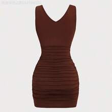 Women Blouses & Shirts - Marron - View 3