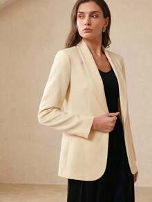 AYYAveloria Revavyn Chaqueta blazer con estampado de lunares negros, artesanía personalizada premium, estilo retro pop art, adecuada para el trabajo, uso diario, primavera y otoño, con cuello de solapa, corte entallado, tela de poliéster suave. Elementos clave de moda: blazer de lunares, chaqueta única, artículo elegante, aspecto lujoso, vintage clásico, chaqueta de primavera/otoño, diseño versátil, ligera y cómoda, estilo popular europeo y americano. Chaqueta blazer elegante y de moda con estampado de lunares para oficina y uso diarioAYY - Negro - Ver 11