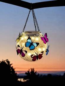 Solar Butterfly Lights And Solar Garden Lights, Suitable For Yard Decor, Outdoor Spaces, Gardens, Lawns, Pathways, Fences, Porches, Parks, Walls, Patios, Parties, And Other Outdoor Areas - Round - View 13