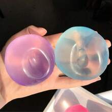 1pc Soft Creative Transparent Coconut Oil Highly Attractive High-Plasticity Squeeze Toy Ice Skin Handmade Ball Stress Relief Small Toy - Multicolor - View 2