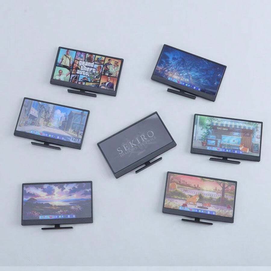 1pc Random Style Mini Display/TV/Computer Miniature Display Model, DIY ...
