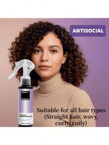 Leave-In Hair Spray Repair Dry Hair Mask Building Care For Damaged Hair No-Rinse Spray Smooths Frizz Shine Heat Protectant Frizz Control And Smoothing For Hair Shine-Enhancing Formula Lightweight And Travel Friendly For All Hair Types - 1 PCS - View 3