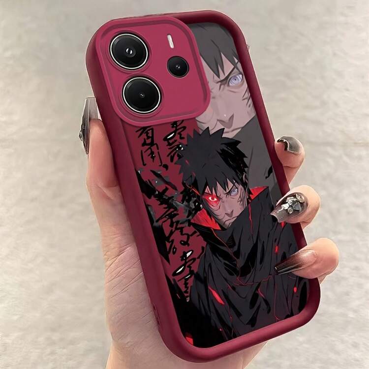 Funda para teléfono: Técnica secreta de  de anime adorable, amortiguadora de golpes, a la moda, con protección para lente, suave, adecuada para Xiaomi Redmi Note 14 4G - Marrón - Añade 8