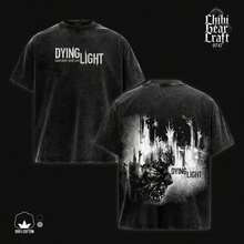 2026 World Cup Album Dying Light The Beast Kyle Crane Survival Horror T-Shirt Oversized Hoodie Vintage Wash Volatile Monster Graphic Retro Gaming Streetwear Bleached Y2K Opium Domestic Shipping - 黑色 - 查看 1