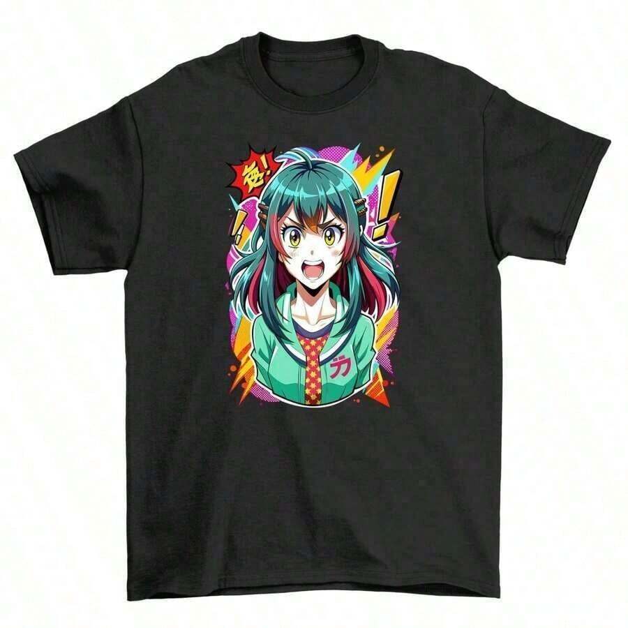 Anime 3 Others T-Shirt - Funny T-Shirt For Anime Fans! Unisex Printed Design, Perfect - 款式 28 - 查看 1