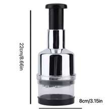 1/3/5件 304不鏽鋼大蒜壓榨器切碎器，手動大蒜研磨器與切片器，適用於大蒜、蔬菜、洋蔥、堅果，可重複使用，易於操作，迷你研磨器，廚房工具，蔬菜切片器，不鏽鋼構造，適用於廚房、烹飪、戶外、派對和節日，廚房用品，易於清潔的居家必需品，送給男女的禮物 - 黑色 - 查看 10